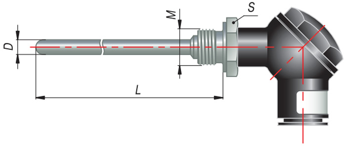 Термосопротивление  ДТС105-Pt100 для Муссон ротор